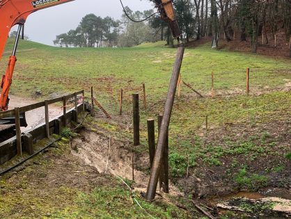 Travaux sur le parcours