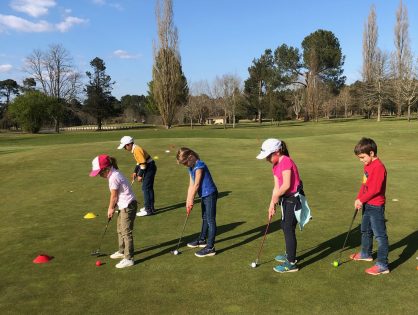Stage de golf pendant les vacances scolaires