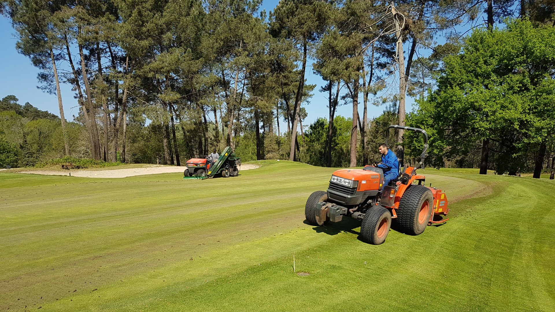 Aération des greens du 12 au 18 avril