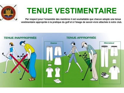 Tenue vestimentaire correcte exigée