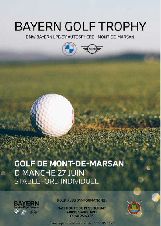 Inscrivez-vous au Bayern Golf Trophy (BMW-Mini) le 27 juin