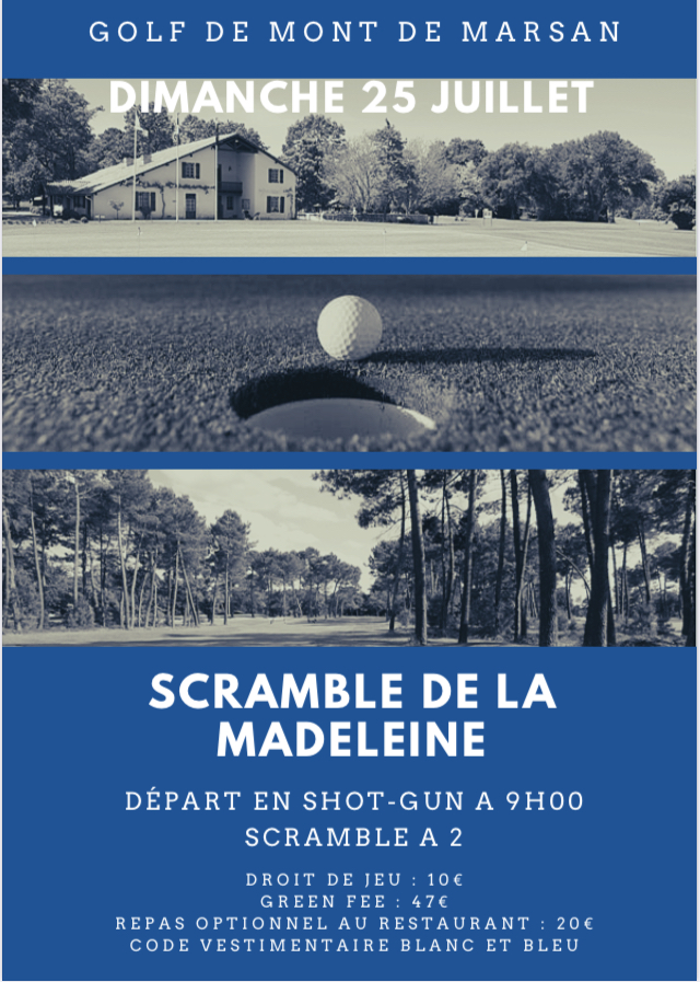 Inscrivez-vous au Scramble de La Madeleine