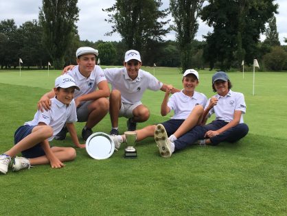 Finale U16 Garçons: victoire du golf de Périgueux face au golf du Pau Golf Club