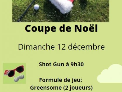 Coupe de Noël le dimanche 12 décembre